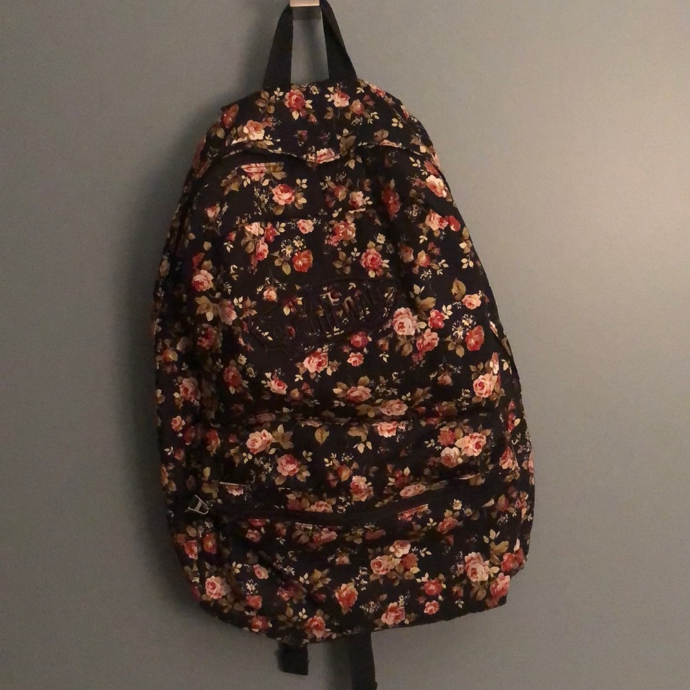 Vans backpack with rose detail